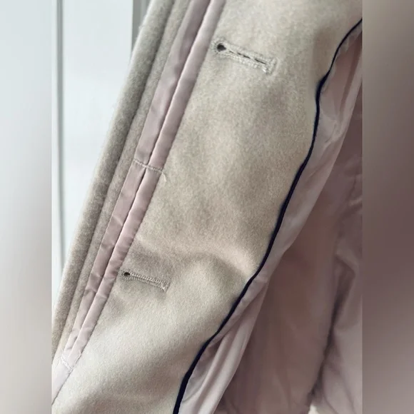 Jessica Simpson Faux Belted Pea Coat (Light Sand) - Size XL - (NWT!) - Picture 6 of 13